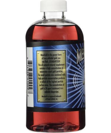 MesoGold 20 ppm Colloidal Gold 250 mL/8.45 Oz - High-Quality Colloidal Gold Supplement - Buy Online on GoSupps.com