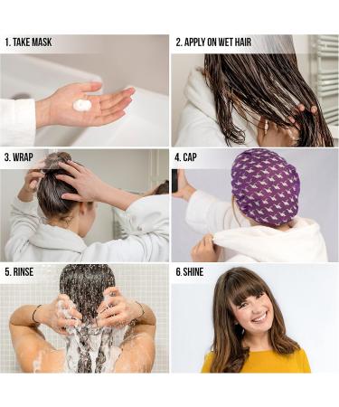 Aussie Staycation Hair Mask & Hair Cap Australian Hair Care (Colour Glow) - Buy Online on GoSupps.com