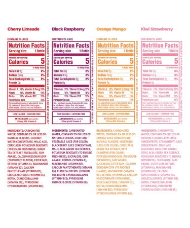 Sparkling Ice Purple Variety Pack - 12 Count, 17 fl oz Zero Sugar Sparkling Water with Vitamins - Black Raspberry, Cherry Limeade, Orange Mango, Kiwi Strawberry - Buy Online on GoSupps.com