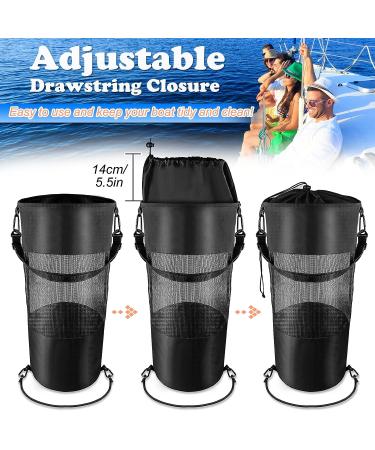 Pecihiko Collapsible Boat Trash Bag - Reusable Mesh Can with Drawstring Closure - Perfect for Boating, Fishing, Camping - Buy Online on GoSupps.com