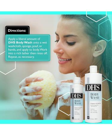 Person & Covey DHS Hydrating Body Wash - Gentle & Safe for Kids - Hypoallergenic Formula with Zinc Pyrithione - 16 oz - Buy Online on GoSupps.com