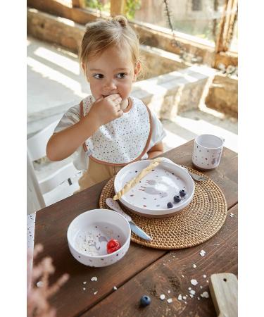 L SSIG Porcelain Children's Bowl with Silicone Ring - Non-Slip Tiny Farmer Sheep/Goose Tableware for Kids - Perfect for International Shipping - Buy Online on GoSupps.com