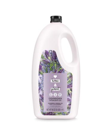 Love Home & Planet Dishwasher Detergent Gel Lavender & Argan Oil 56 fl oz (1.47 l)