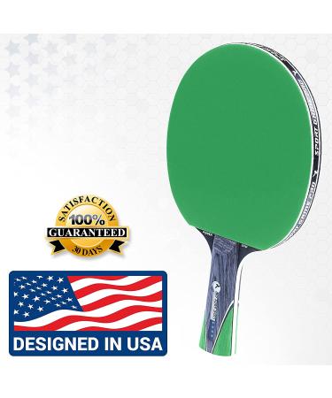 JT Ping Pong Paddle Set Green - Professional Racket with Killer Spin + Free Case for Beginner and Advanced Players | Improve Your Skills with this Table Tennis Racket - Buy Online on GoSupps.com