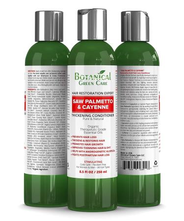 Saw Palmetto & Cayenne Hair Growth Conditioner - Alopecia Prevention, DHT Blocker, Doctor Developed - Buy Online on GoSupps.com