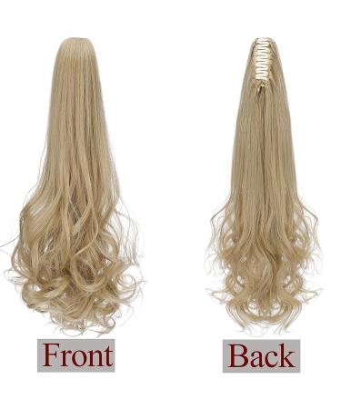 Shop 18 Clip-In Ponytail Extension - Heat Resistant Mid-Blonde Hair Braid - Realistic Smooth & Wavy Styles - Buy Online on GoSupps.com