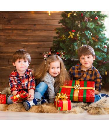 Amosfun Christmas Reindeer Headband Light Up Xmas Hair Hoop Antler Flower Xmas Party Headdress for Kids Adults Christmas Holiday Party Favors - Buy Online on GoSupps.com