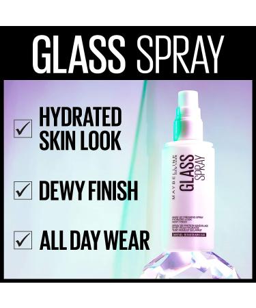 Maybelline New York Facestudio GlassSkin Makeup Finishing Spray - 3.4 Fl Oz - Buy Online on GoSupps.com