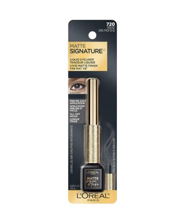 L'Oreal Paris Matte Signature Liquid Dip Eyeliner in Greige - Waterproof, Vivid Matte Finish, 0.07 fl Oz (Pack of 1) - Buy Online on GoSupps.com