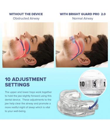 Bright Guard 2.0 Adjustable Night Sleep Aid Bruxism Mouth Guard - Buy Online on GoSupps.com