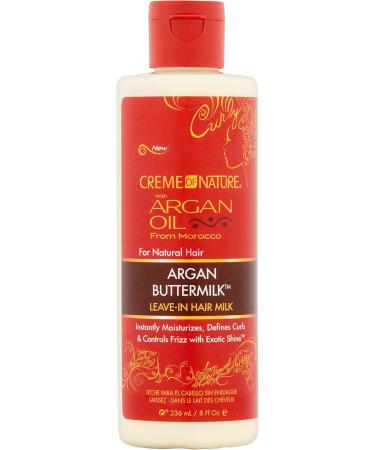 Creme Of Nature Argan Oil Leave-In Curl Milk 8 Ounce (235ml) (3 Pack) - Buy Online on GoSupps.com