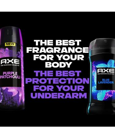 AXE Fine Fragrance Collection Premium Body Spray Purple Patchouli with Citrus + Oak Essential Oils 3 Count with 72H Odor Protection Aluminum-Free 4 oz - Buy Online on GoSupps.com