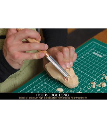 BeaverCraft Wood Carving Gouge K9/10 - Compact Woodworking Hand Chisel for Beginners and Pros - Buy Online on GoSupps.com