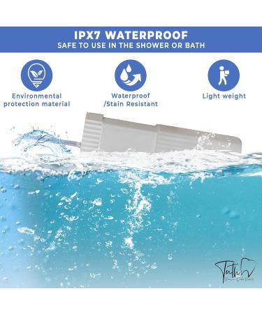 Shop Tuth Premium Dental Water Flosser - Portable Oral Irrigator with 4 Tips 3 Jet Settings IPX7 Waterproof - Ideal for Travel - Buy Online on GoSupps.com