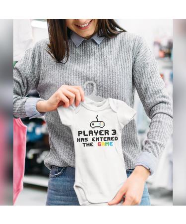 ART HUSTLE Player 3 Short Sleeve Bodysuit | Baby Boy/Girl 6-9 Months White - Buy Online on GoSupps.com