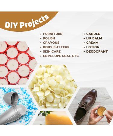 1LB USDA Certified Organic Beeswax Pellets - Pure White for Candle & Lotion Making | Food Grade & Pastilles for Candle Making & Lotion | Bees Wax Melts | PURIME - Buy Online on GoSupps.com