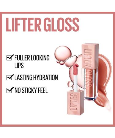 Maybelline New York Lifter Gloss Lip Gloss with Hyaluronic Acid Opal 0.18 fl. oz. (Pack of 2) - Buy Online on GoSupps.com