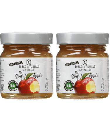 To Filema Tis Lelas Homemade Apple Jam with No Added Sugar Pack of 2 x 240 g (Total: 480 g) - Buy Online on GoSupps.com