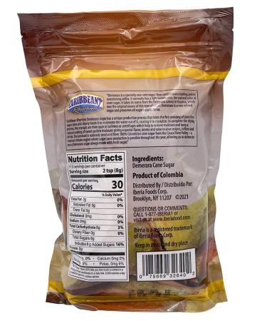 Caribbean Rhythms 1.5 lb Demerara Sugar - Pure, Unrefined Sugar for Authentic Island Flavors - Buy Online on GoSupps.com