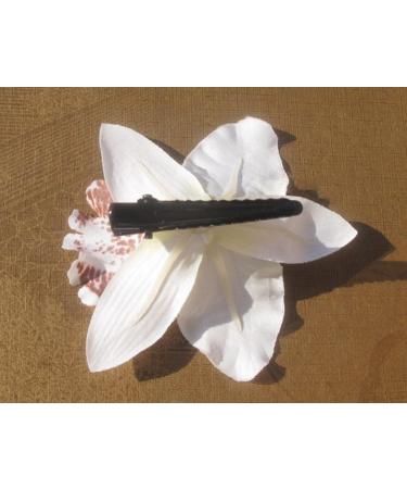 Diawell Red Orchid Hair Clip - Flower Blossom Corsage Hair Accessory for Women - Perfect for Weddings & Special Occasions - Buy Online on GoSupps.com