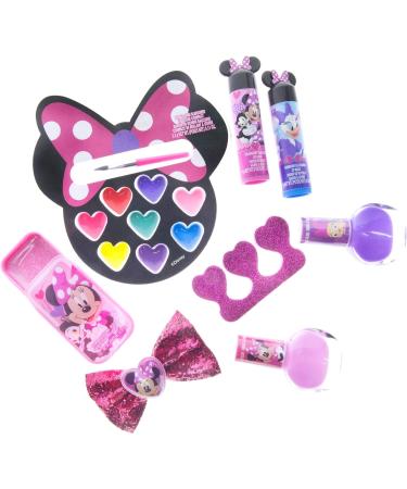 Disney Minnie Mouse Townley Girl Backpack Cosmetics Set - Lip Gloss, Hair Bows, Nail Polish, and More - Buy Online on GoSupps.com