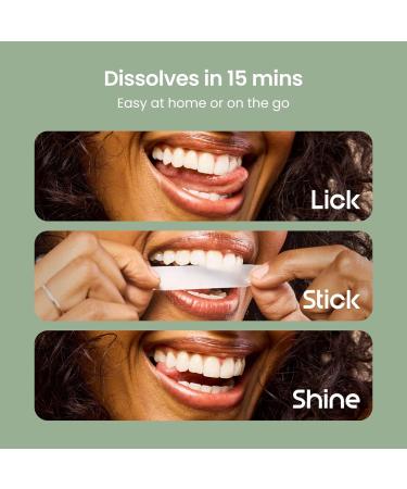 quip Ritual Dissolvable Whitening Strips - Peroxide-Free for Sensitivity - Fast-Acting 15-Min Results - Whitens Over Time - Mint Flavor - Soothing Coconut Oil - Kind to Enamel - 40 Ct - Buy Online on GoSupps.com