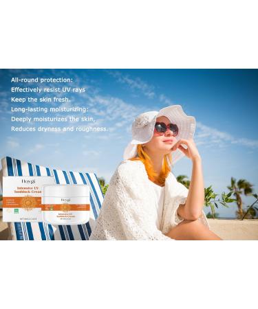 AMALIA Intensive UV Sunblock Cream SPF 50 Daily Moisturizing Sunscreen UVA/UVB Protection with Antioxidants 2.12 oz - Buy Online on GoSupps.com