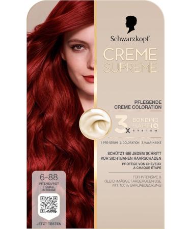 handle Coloration 688 Intensive red 2 x 182 ml sustainable hair color with serum and hair mask protects against visible hair damage for 100 gray coverage - Buy Online on GoSupps.com