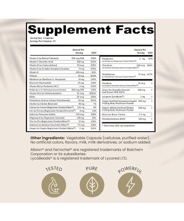 HPD Rx ONE Immunity Boost Multivitamin Supplements for Women and Men | Advanced Immunity Defense Support | Helps Immune Response | 1-Month Supply, 180 Capsules, Pack of 1 180 Count (Pack of 1) - Buy Online on GoSupps.com