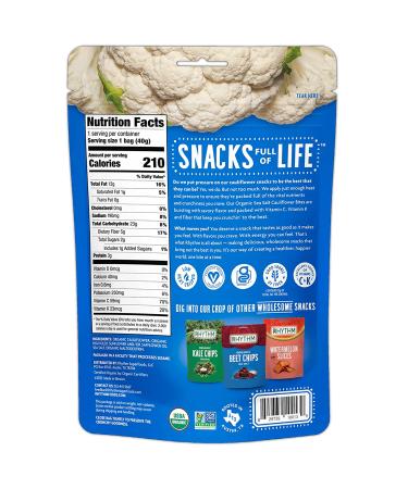 Rhythm Cauliflower Bites Sea Salt - Vegan, Paleo & Gluten-Free - 6 Pack Mission Nutrition Vegan Box - Buy Online on GoSupps.com