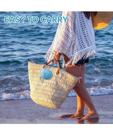 Refillable Sunscreen and Body Lotion Sponge Roller Applicator for Kids and Adults Child-Friendly Silicone Roller with Even Mess-Free Application Travel-Size for Hassle-Free Skincare Routine (Blue) - Buy Online on GoSupps.com