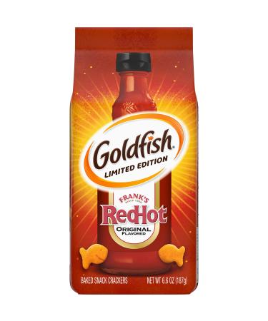 Goldfish Crackers, Limited Edition Frank's RedHot Snack Crackers, 6.6 oz. bag - Buy Online on GoSupps.com