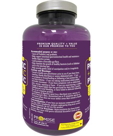 Promise Organic Probiotic + Prebiotic 300g (11oz) + 250mg of L-Glutamine) 45 Billion CFU & 7 Strains Support for Digestive Health Gut Flora Reduce Bloating Constipation Gas & Leaky Gut Relief - Buy Online on GoSupps.com