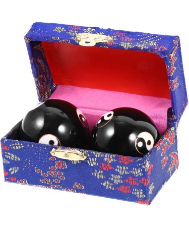 Gatuida 8 STK Metal Massage Globe Stress Balls - Premium Baoding Balls for Stress Relief & Yoga - Hand-Rolling Massage Device - Buy Online on GoSupps.com