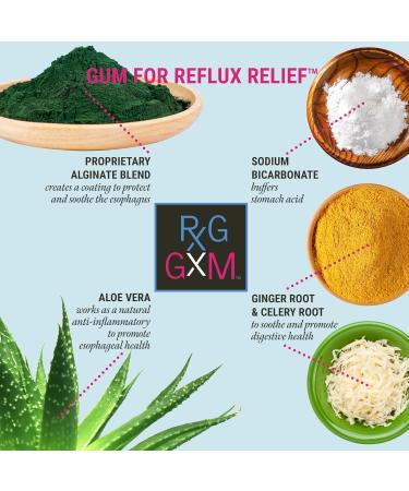 Reflux Gourmet Berry Soothe Gum | Natural Alginate Therapy for Acid Reflux Relief | Sugar-Free Gluten-Free Vegan Support - Buy Online on GoSupps.com