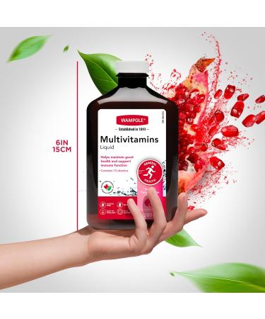 Wampole Multivitamins Liquid Adults Daily Intake Fast Liquid Absorption 350 ml (Pack of 2) - Buy Online on GoSupps.com