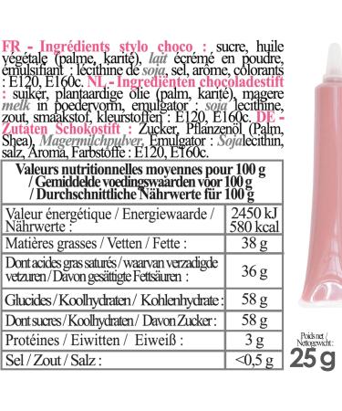 ScrapCooking - Stylo Choco Rose Pastel - Crayon Alimentaire P tisserie 25 g - Stylo D coratif Comestible - crire & Dessiner sur Desserts G teaux & Biscuits Anniversaire P ques - 6806 Rose pastel 25 g (Lot de 1) - Buy Online on GoSupps.com