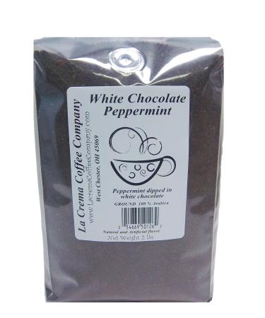 La Crema Coffee Company Bulk White Chocolate Peppermint, 2 Pound