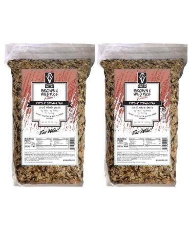 Goose Valley Brown and Wild Rice Fusion - Family Blend 5 lbs Pack of 2 - Variety of Vegan Friendly and Gluten-Free Rice
