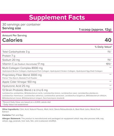 SkinnyFit Super Youth Tropical Punch - Multi-Collagen Peptides + Probiotics for Skin Hair Joints & Metabolism Support | 30 Servings | International Shipping - Buy Online on GoSupps.com