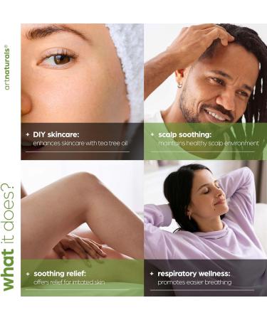 artnaturals Tea Tree Essential Oil - 100% Pure Melaleuca Oil for Acne Skin Hair & Aromatherapy | 4 Fl Oz - Buy Online on GoSupps.com