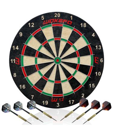 Professional Regulation Bristle Dartboard Set: High-Grade Compressed Sisal Dartboards with Print Numbers and Staple-Free Bullseye, Dart Board Set Suitable for Adults Family in Room/ Bar/ Garage Dartboard-01 - Buy Online on GoSupps.com