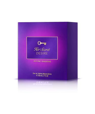 Antonio Banderas Secret Femenine (Her Secret Desire 2.7 Fl Oz) 1 Fl Oz (Pack of 1) - Buy Online on GoSupps.com