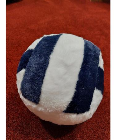 Dark Blue & White Plush Volleyball - Soft and Durable - Buy Online on GoSupps.com
