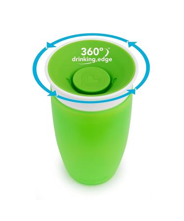 Munchkin Miracle 360 Toddler Sippy Cup 10oz - Green | Leak-Proof Spill-Proof Design - Buy Online on GoSupps.com