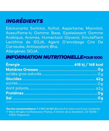 FREEDENT - Sugar-free Frosted Mint Chewing Gum - Large format containing 30 packs of 10 dragees - 420g - Buy Online on GoSupps.com