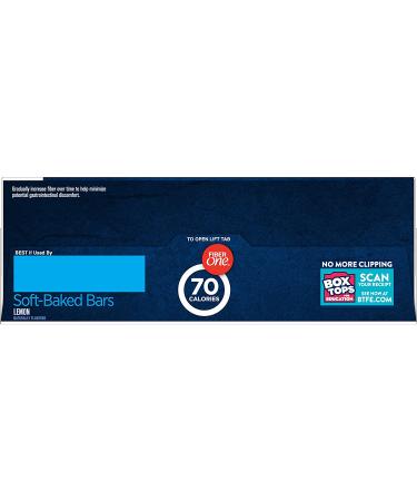 Fiber One Lemon Bar 70 Calorie Soft-Baked Bars Value Pack - 12 count - 0.89 oz - Buy Online on GoSupps.com