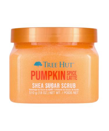 Tree Hut Pumpkin Spice Latte Shea Sugar Exfoliating & Hydrating Body Scrub 18 oz.