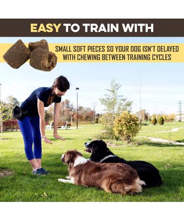 BRUTUS & BARNABY Peanut Butter & Banana Training Treats for Dogs - 8oz Pack - All-Natural Vegan Reward for Puppy Training - Buy Online on GoSupps.com