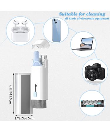 7-in-1 Cleaner Kit for AirPods & Electronics - Deep Cleaning Tools for Headphones, Earbuds, Phone, Laptop, Camera - Blue - Buy Online on GoSupps.com